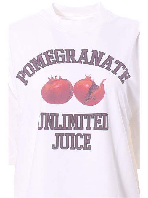 T-shirt boxy in jersey di cotone con stampa CIRCOLO 1901 | FD3704OTTIC